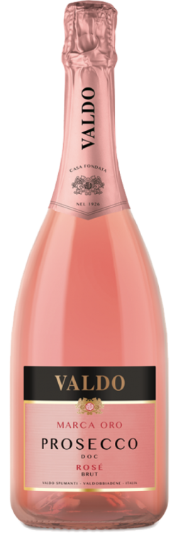 Игристое вино Valdo Marca Oro Rosè Brut Prosecco DOC розовое брют