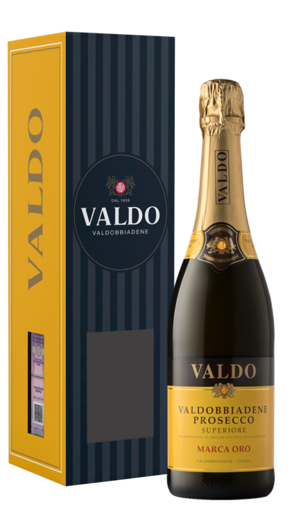 Игристое вино Valdo Marca Oro Prosecco Superiore в подарочной упаковке Игристое вино Valdo Marca Oro Prosecco Superiore в подарочной упаковке