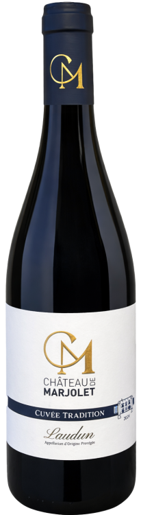 Французское вино Chateau de Marjolet Côtes du Rhône-Villages Laudun Cuvée Tradition красное сухое
