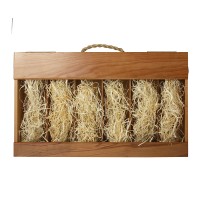 Сет Addwood из древесины бука для шести бутылок "Бургонь"