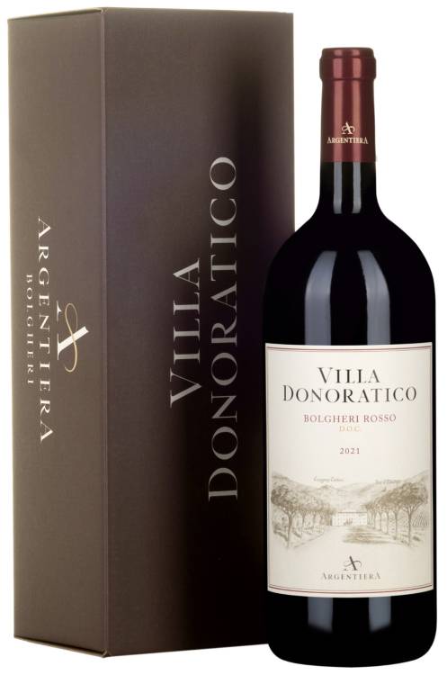 Итальянское вино Villa Donoratico 1.5 L в подарочной упаковке