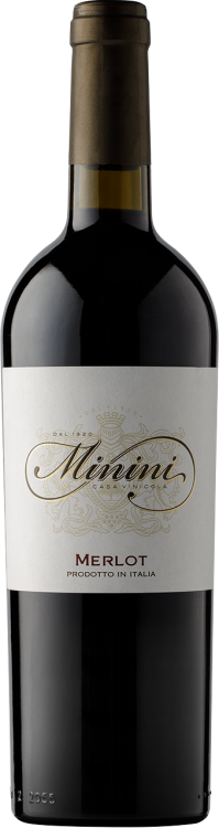 Итальянское вино Merlot Minini красное сухое