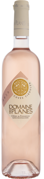 Французское вино Domaine Des Planes, Cuvee Tiboulen розовое сухое