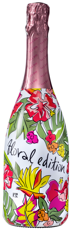 Игристое вино Valdo Rose Brut Floral Edition розовое брют