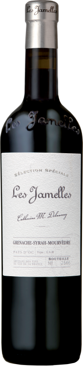 Французское вино Les Jamelles Grenache, Syrah, Mourvèdre. Pays d'Oc IGP Selection Speciale красное сухое