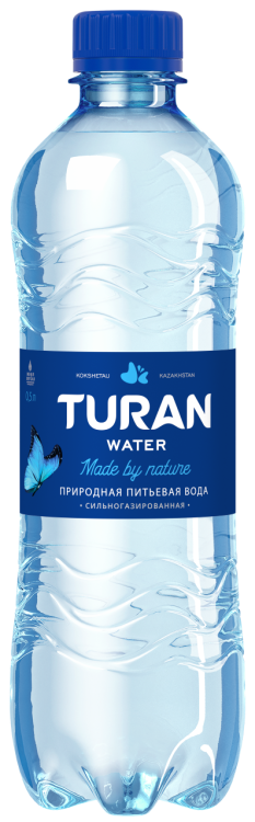 Вода минеральная Тuran газированная (ПЭТ) 0.5л