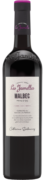 Французское вино Les Jamelles Malbec Cepage Rare красное сухое