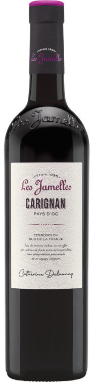 Французское вино Les Jamelles Carignan красное сухое