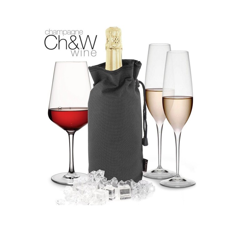 Рубашка для охлаждения вина и шампанского Pulltex Cooler Bag Grey