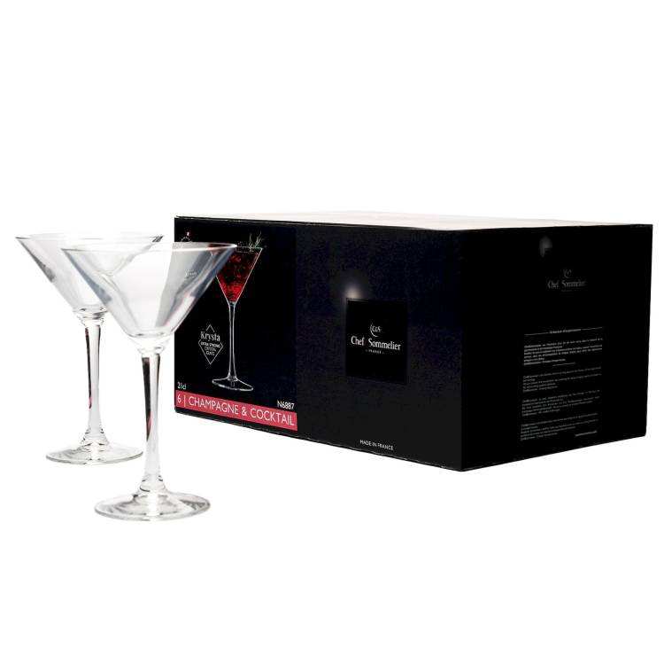 Бокалы для вермутов Chef&Sommelier Cabernet 210 мл. / 6 шт. в п/у.