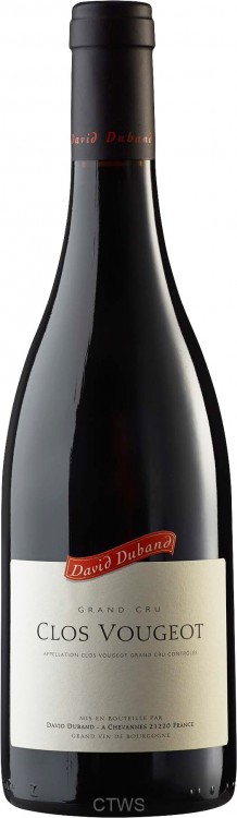 Французское вино David Duband Clos Vougeot Grand Cru красное сухое