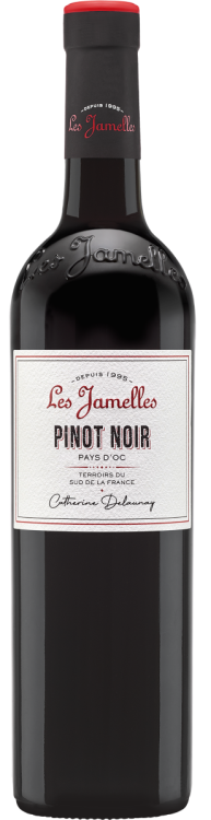 Французское вино Les Jamelles Pinot Noir красное сухое