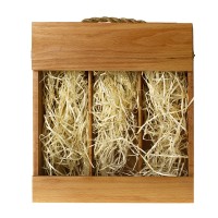 Сет Addwood из древесины бука для трех бутылок "Бургонь"