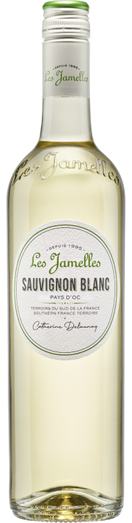 Французское вино Les Jamelles Sauvignon Blanc белое сухое