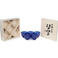 Набор рюмок TAJIMA GLASS с узором Ярай Нанако 120мл, шт.