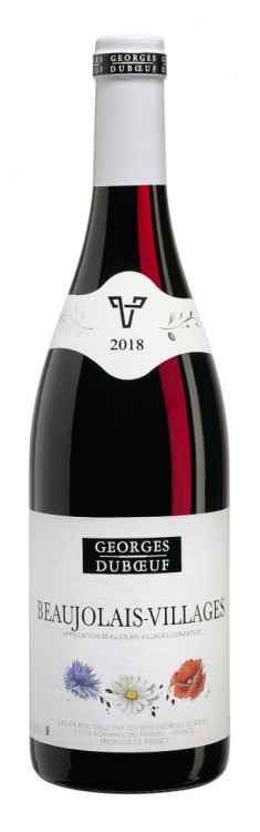 Французское вино Georges Duboeuf Beaujolais-Villages красное сухое