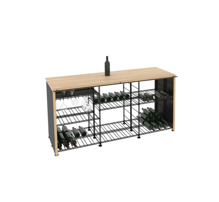 Большая барная стойка Architecture Intérieure du Vin Large Counter Bar 185 см