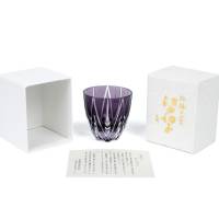 Рюмка TAJIMA GLASS Мерцание звезды 75 мл, фиолетовая