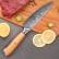 Нож шеф-повара из дамасской стали Keemake 6,5 Inch Chef Knife Phoenix, бежевый