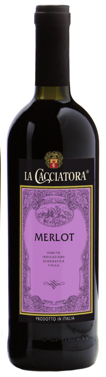 Итальянское вино La Cacciatora Merlot  Veneto IGT красное сухое