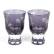 Набор рюмок TAJIMA GLASS Виноград 80мл, фиолетовый, 2 шт