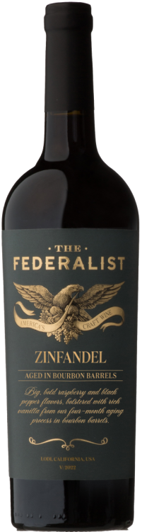 The Federalist Lodi Zinfandel Aged in Bourbon Barrels for 6 Month