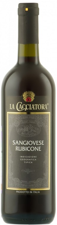 Итальянское вино La Cacciatora Sangiovese Rubicone IGT красное сухое
