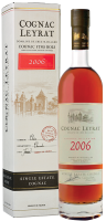 Коньяк Cognac Leyrat Millesime Single Estate в подарочной упаковке
