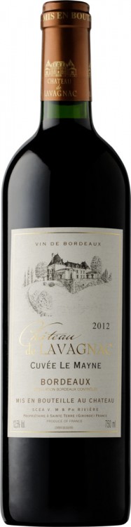 Французское вино Chateau de Lavagnac Cuvee Le Mayne красное сухое