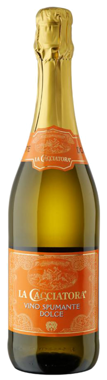 Игристое вино La Cacciatora Vino Spumante Dolce белое полусладкое