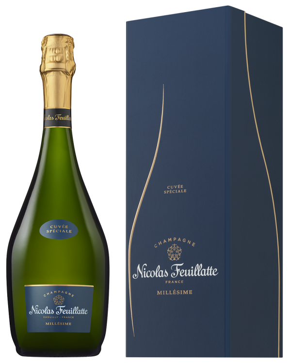 Шампанское Nicolas Feuillatte Brut Cuvee Speciale Millesime в подарочной упаковке