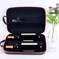 Красная упаковка Vinoman на 2 бутылки вина и штопора